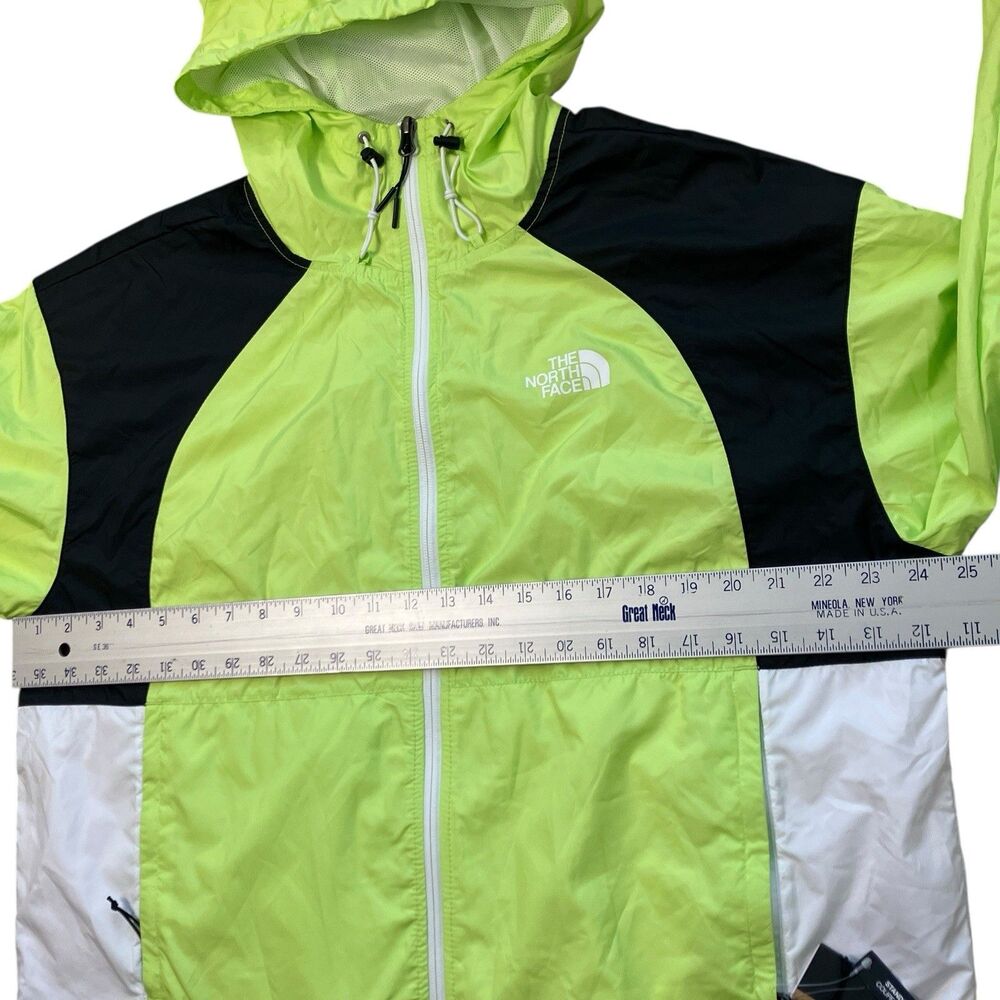 The North Face Lightweight Jacket Women L Green Windbreaker Hydrenaline Full Zip - Picture 4 of 13